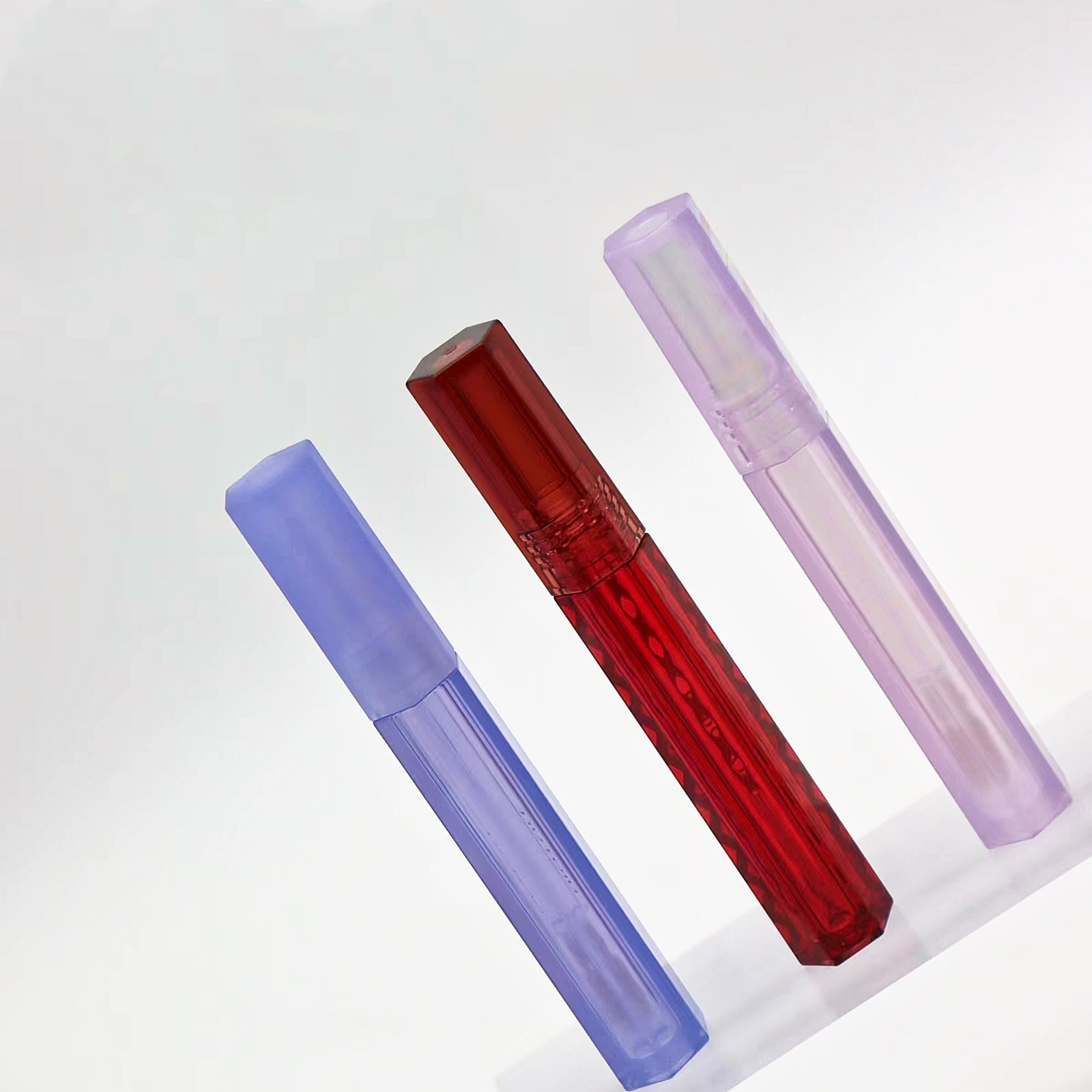 Custom Cosmetic 10ml Empty Purple Lip Gloss Tube in Stock - cosmopacks