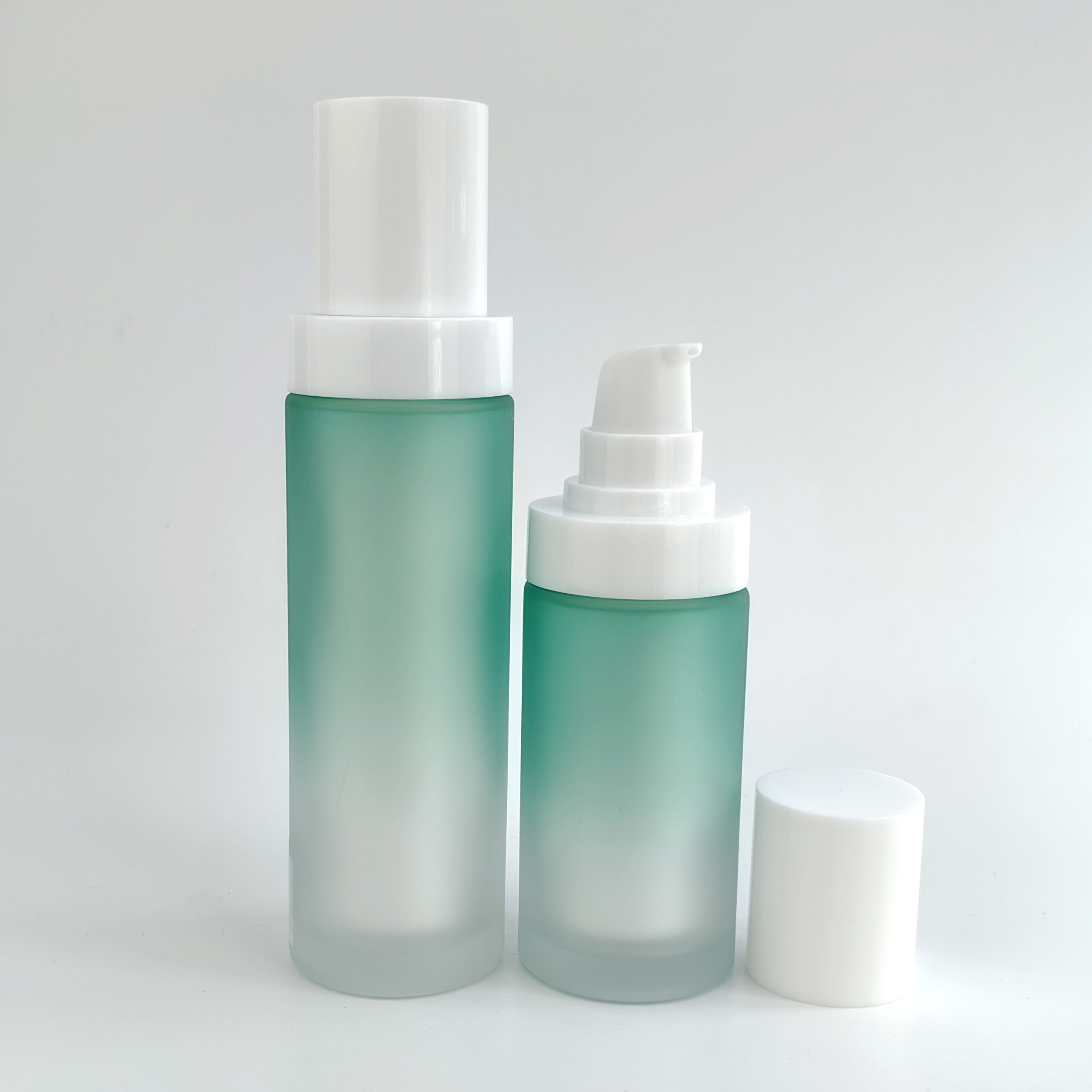 Cosmetic 30ml Glass Airless Pump Bottles - cosmopacks